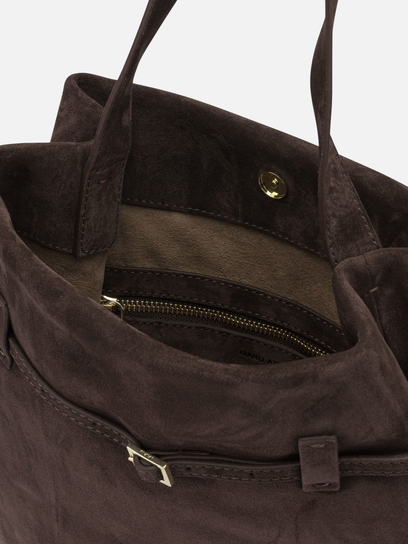 Medium bags 100% calf leather - Lining: 100% polyester Brown - Manu Atelier Women | PDP | VIETTI Online Store | Zoom-Modal_5