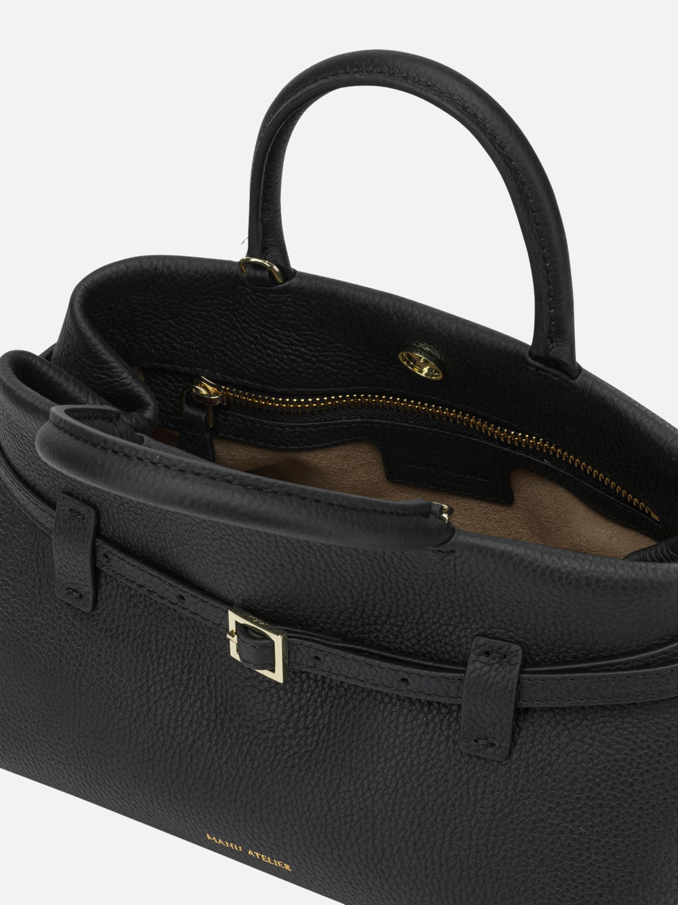 Small bags 100% calf leather - Lining: 100% polyester Black - Manu Atelier Women | PDP | VIETTI Online Store | Zoom-Modal_5