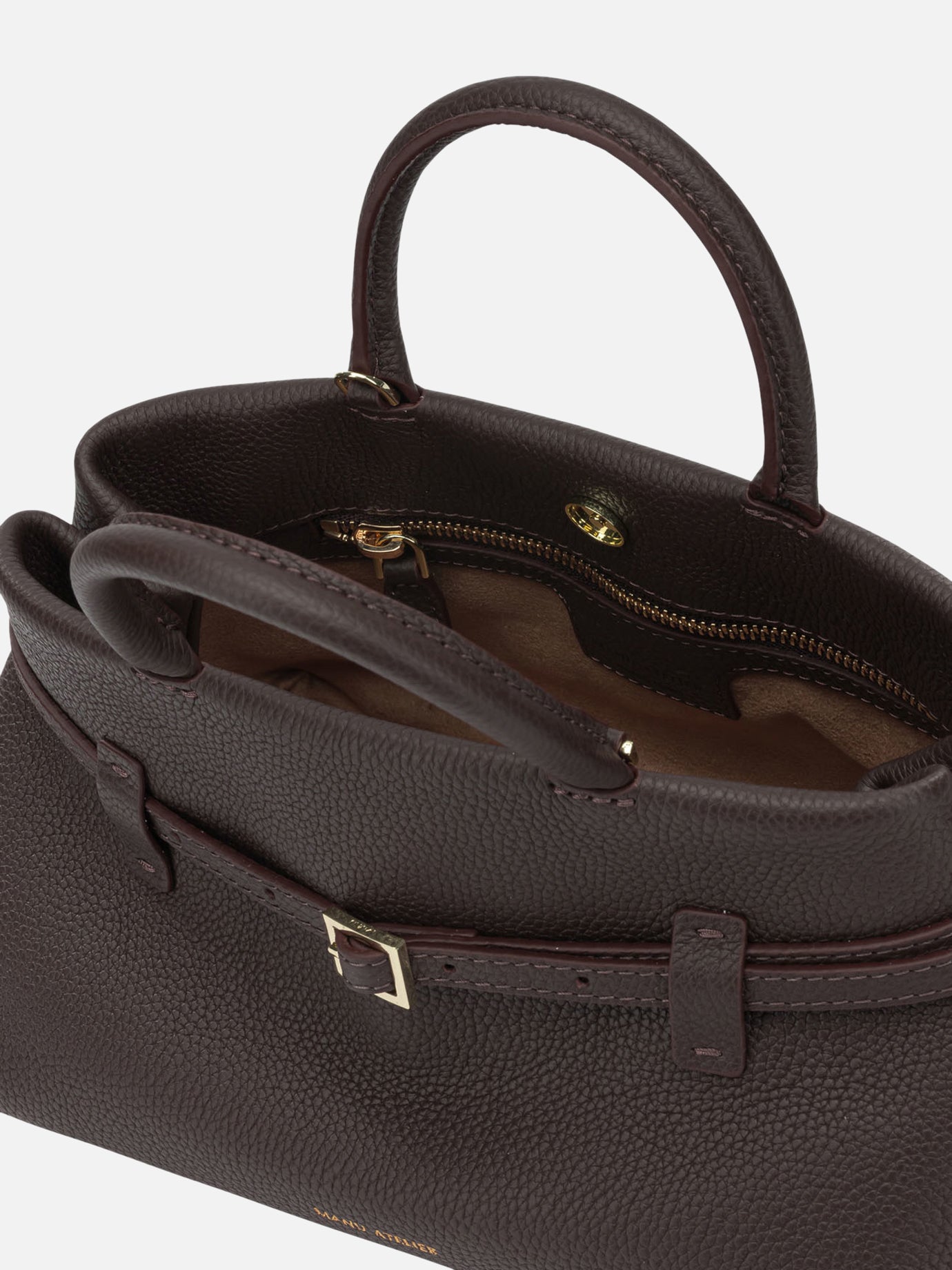 Small bags 100% calf leather - Lining: 100% polyester Brown - Manu Atelier Women | PDP | VIETTI Online Store | Zoom-Modal_5