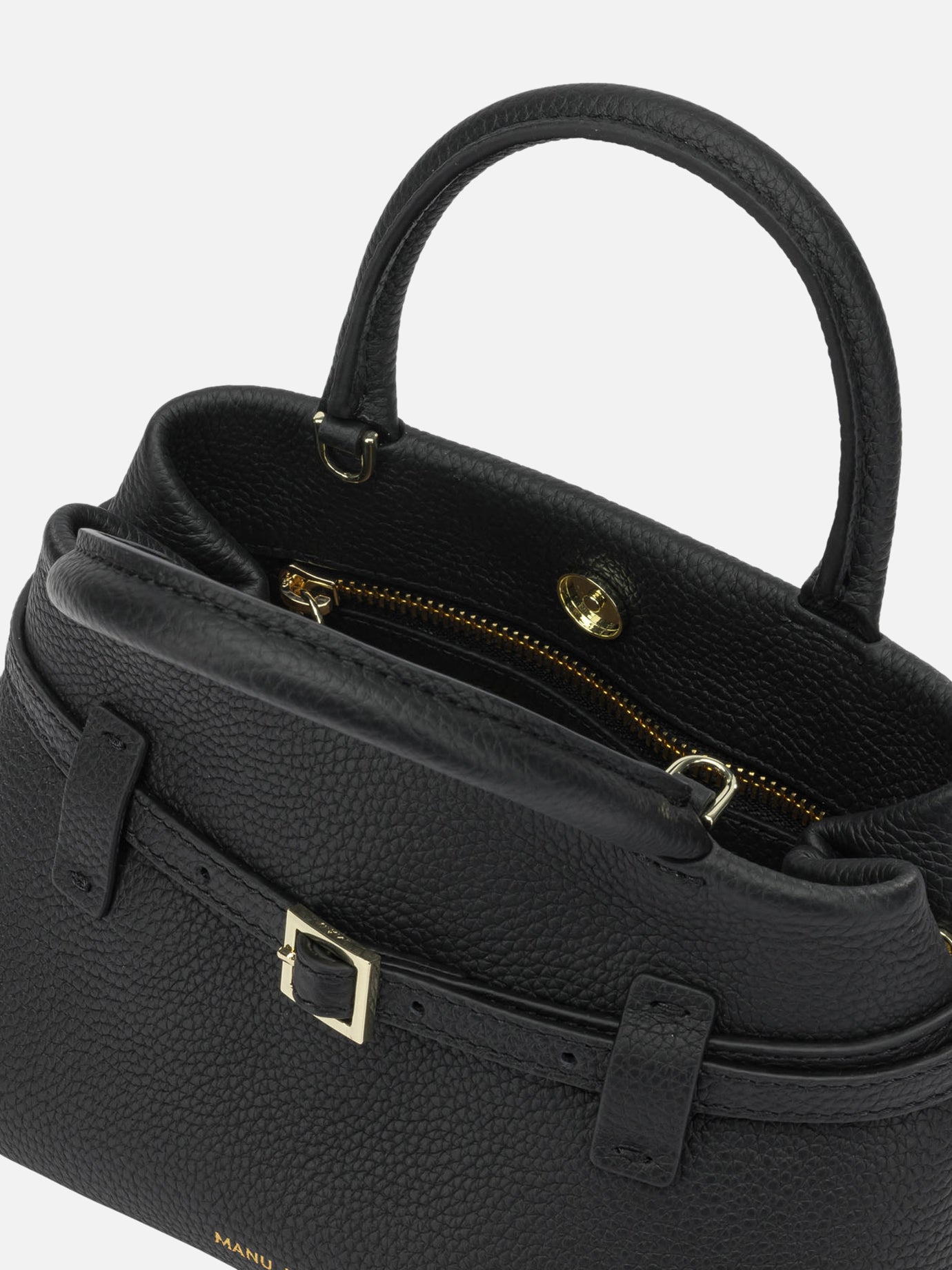 Small bags 100% calf leather - Lining: 100% polyester Black - Manu Atelier Women | PDP | VIETTI Online Store | Zoom-Modal_5