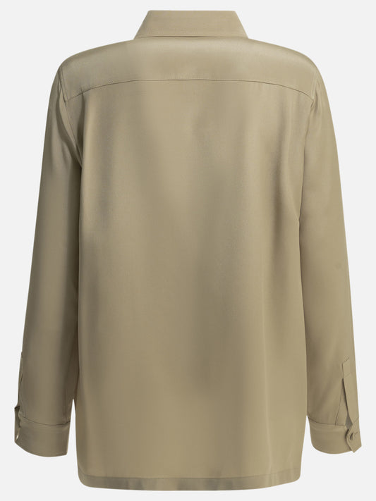 Casual shirts Solid colour Beige - Max Mara Women | PLP | VIETTI Online Store | 2