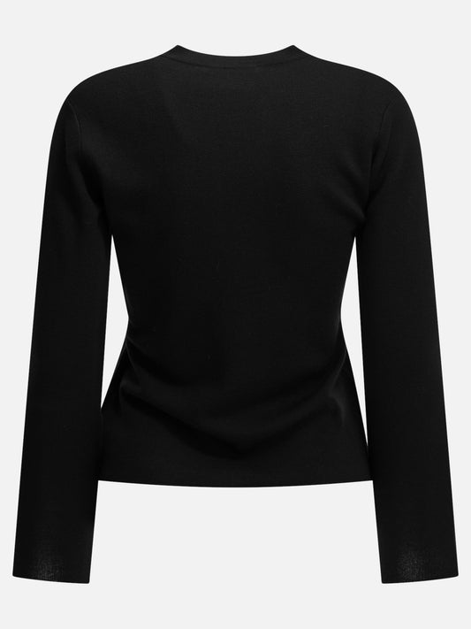 Crewneck t-shirts Logo Black - Max Mara Women | PDP | VIETTI Online Store | 2