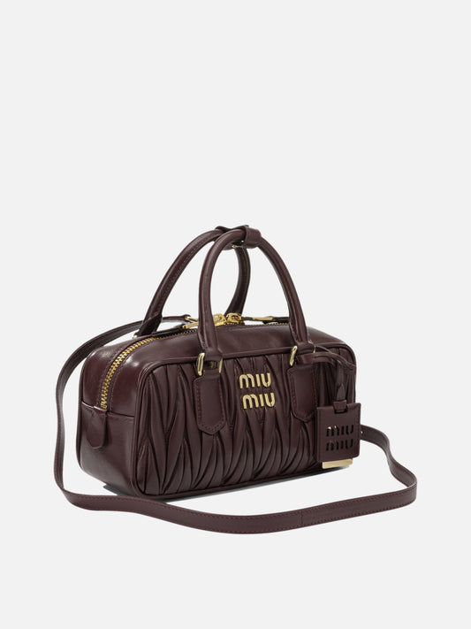 Miu Miu "Arcadie" small handbag Bordeaux