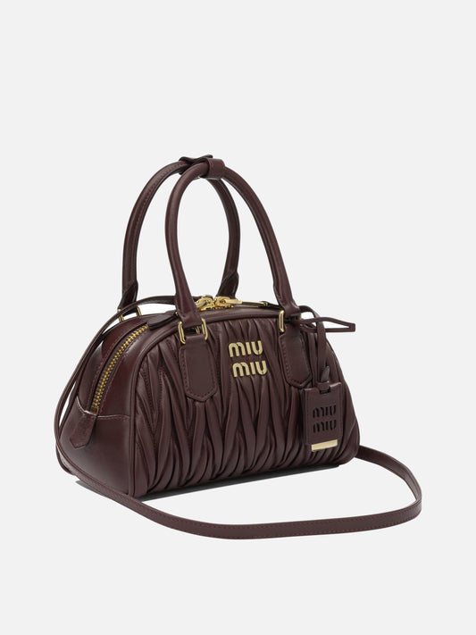 Small bags 100% lamb leather Bordeaux - Miu Miu Women | PLP | VIETTI Online Store | 2