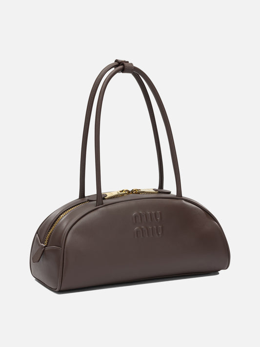 Medium bags 100% calf leather Brown - Miu Miu Women | PLP | VIETTI Online Store | 2