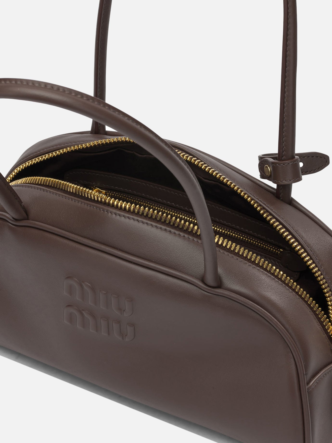 Medium bags 100% calf leather Brown - Miu Miu Women | PDP | VIETTI Online Store | Zoom-Modal_5