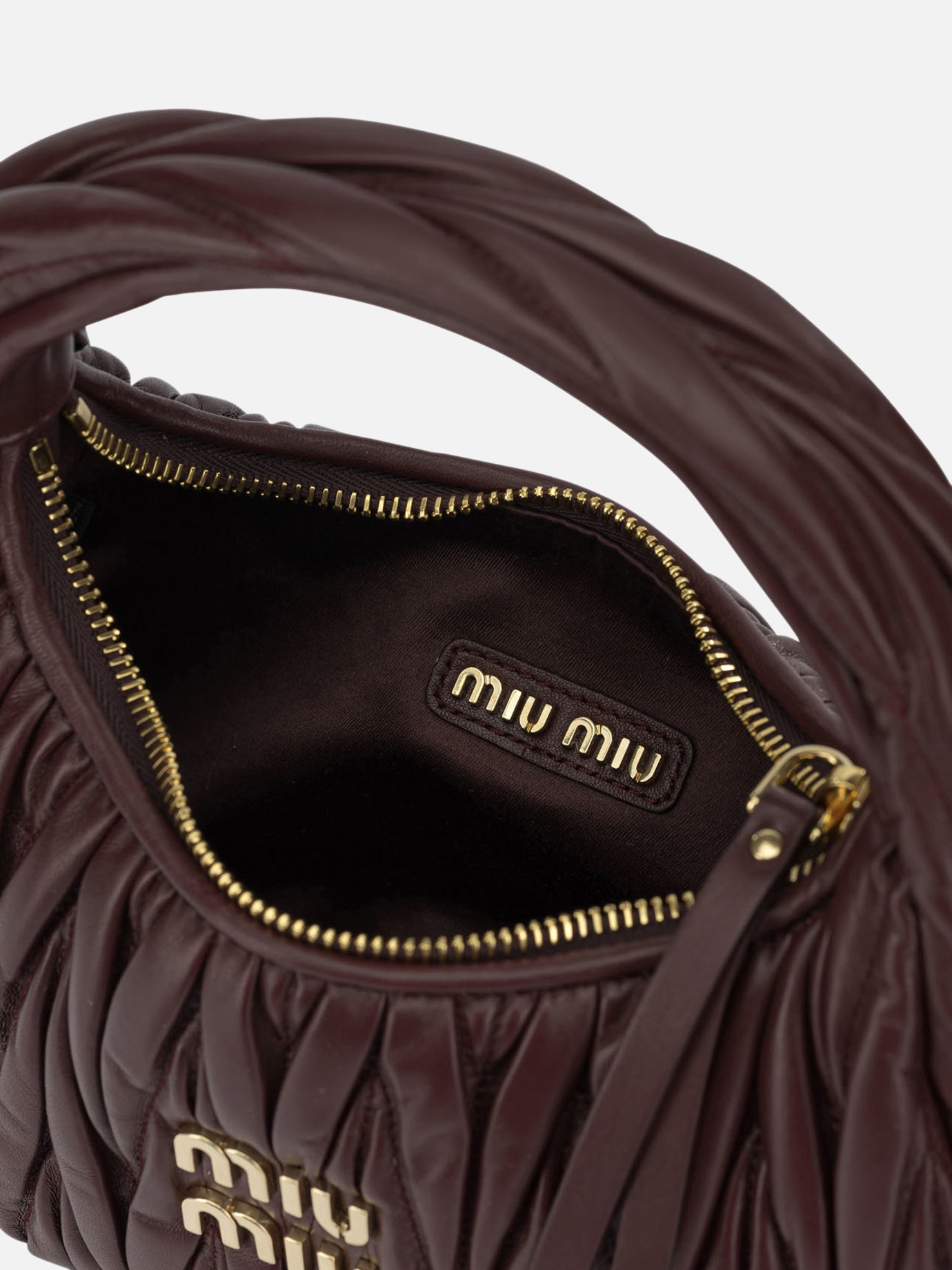 Small bags Logo Bordeaux - Miu Miu Women | PDP | VIETTI Online Store | Zoom-Modal_5