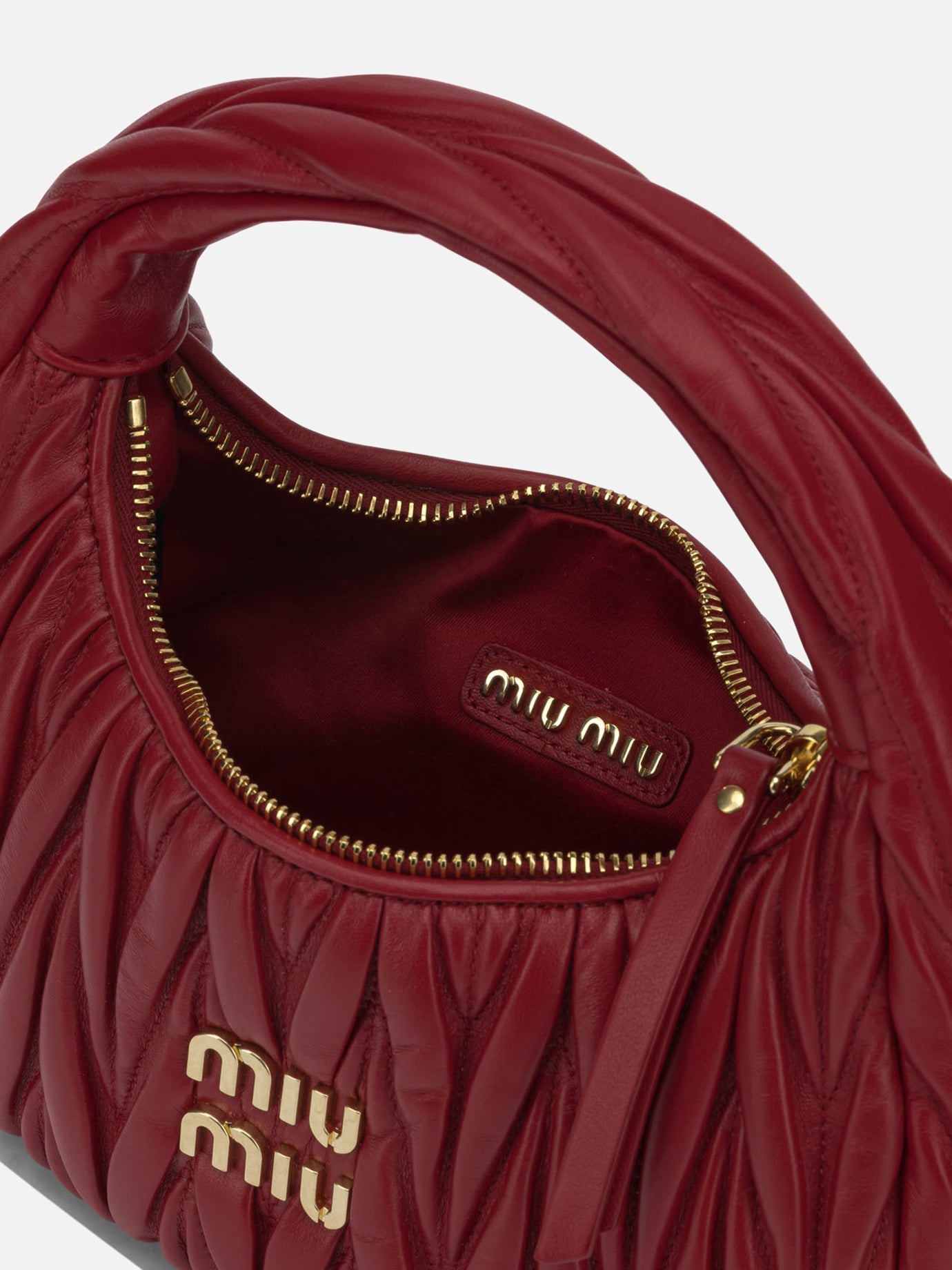 Small bags Logo Red - Miu Miu Women | PDP | VIETTI Online Store | Zoom-Modal_5