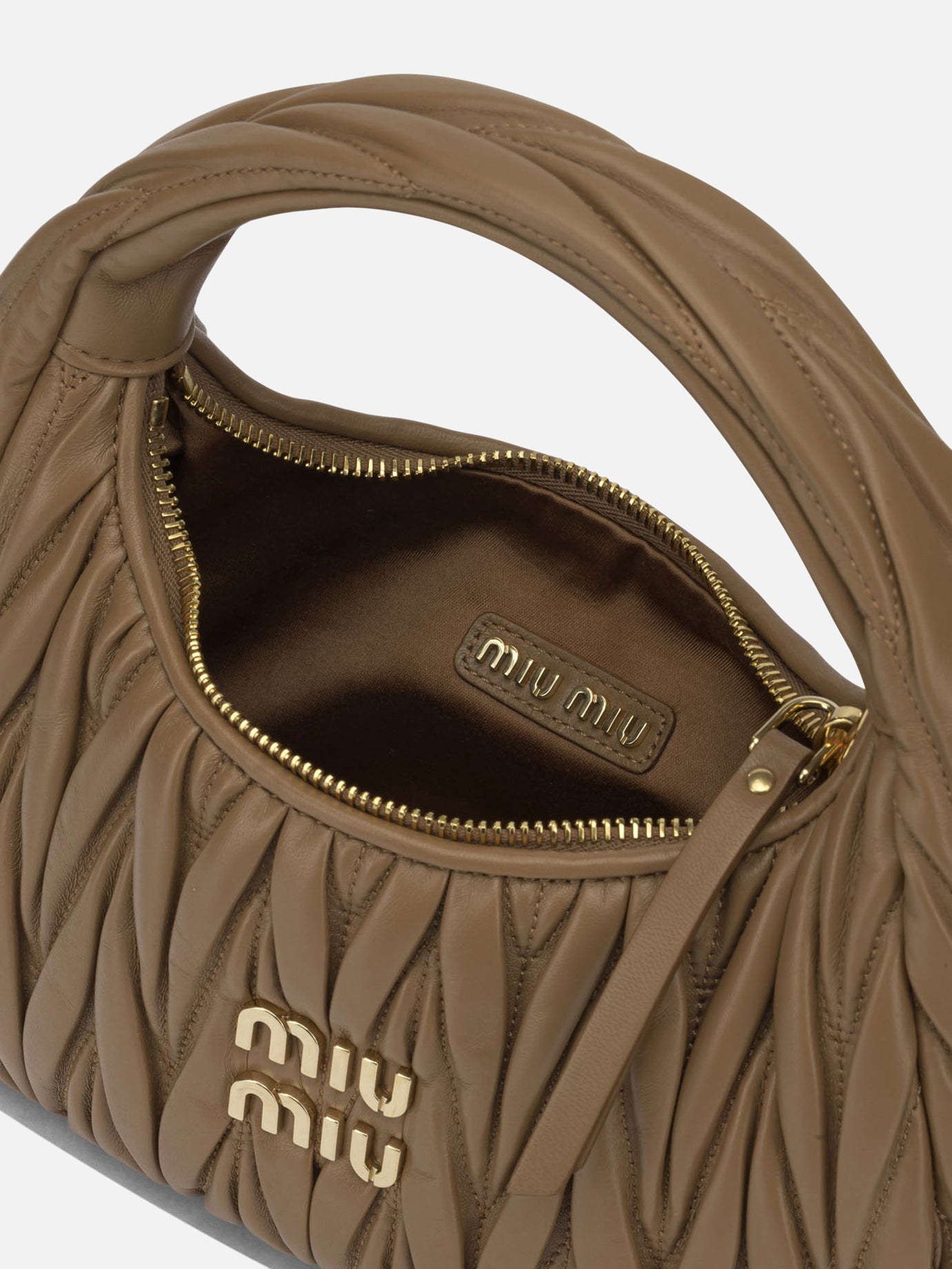 Borse piccole Logo Marrone - Miu Miu Donna | PDP | VIETTI Online Store | Zoom-Modal_5