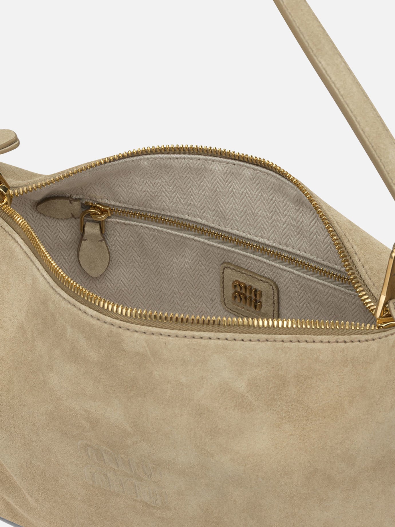 Small bags 100% calf leather - Lining: 100% cotton Beige - Miu Miu Women | PDP | VIETTI Online Store | Zoom-Modal_5