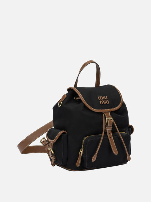 Zaini casual 5BZ042 Nero - Miu Miu Donna | PLP | VIETTI Online Store | 2
