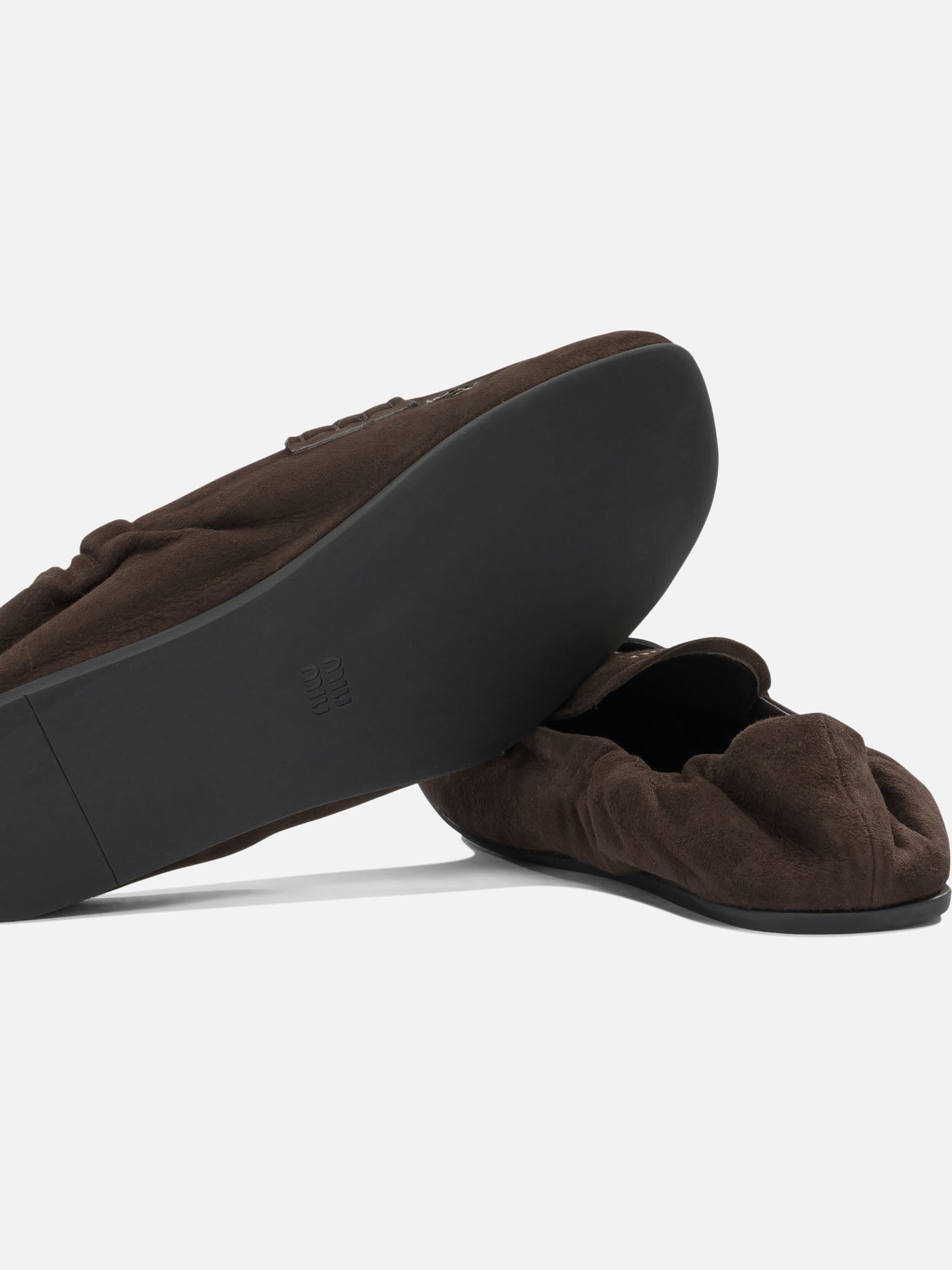 Loafers 100% lamb leather - 100% rubber Brown - Miu Miu Women | PDP | VIETTI Online Store | Zoom-Modal_5