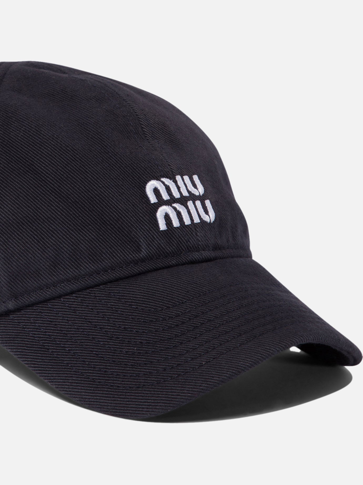Baseball caps Logo Blue - Miu Miu Women | PDP | VIETTI Online Store | Zoom-Modal_4