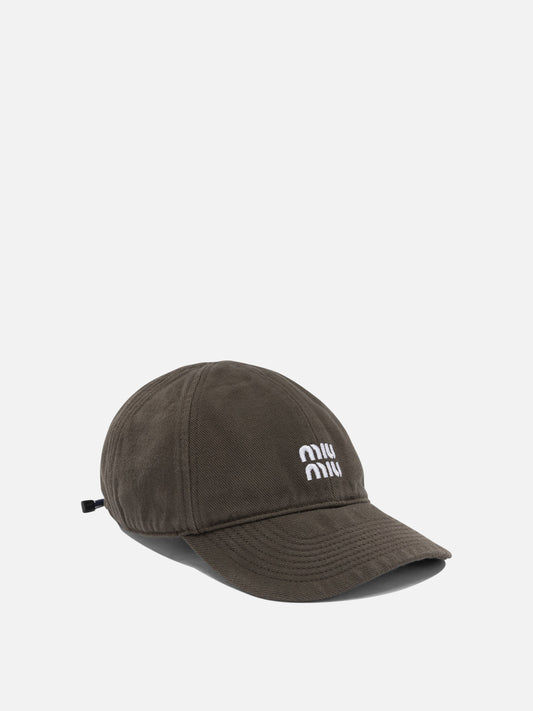 Cappelli da baseball Logo Marrone - Miu Miu Donna | PLP | VIETTI Online Store | 2