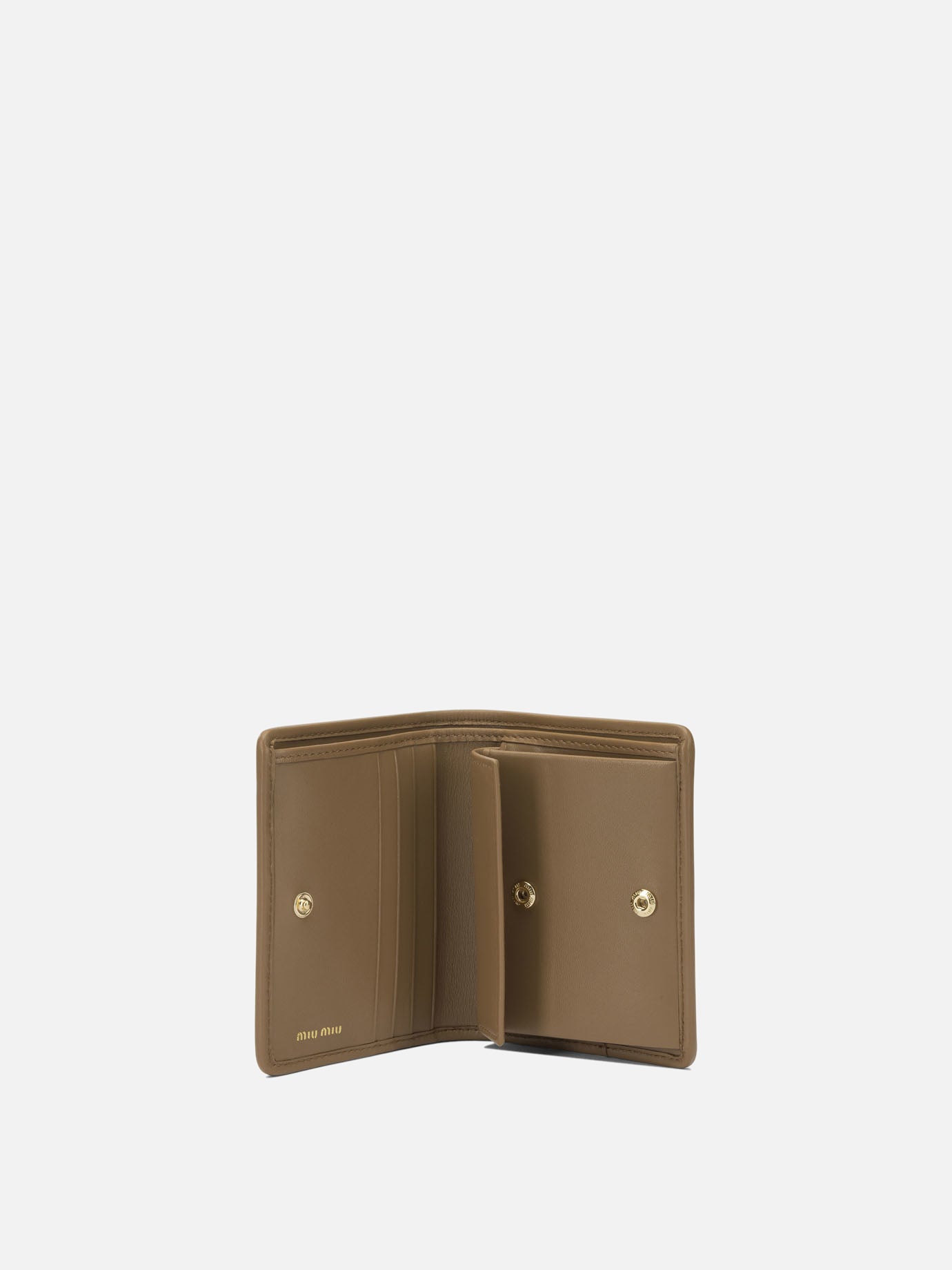Wallets 100% lamb leather Beige - Miu Miu Women | PDP | VIETTI Online Store | Zoom-Modal_5