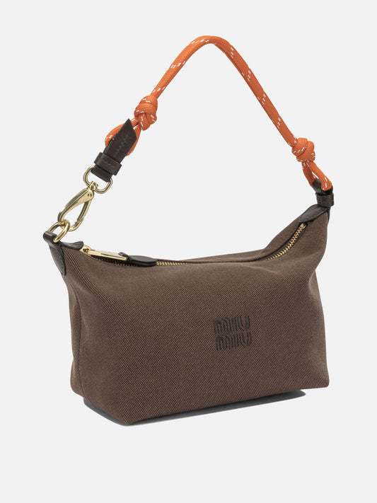 Borse piccole 100% cotton Marrone - Miu Miu Donna | PLP | VIETTI Online Store | 2