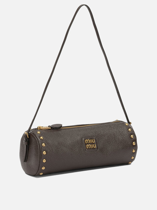 Miu Miu Small leather shoulder bag Brown