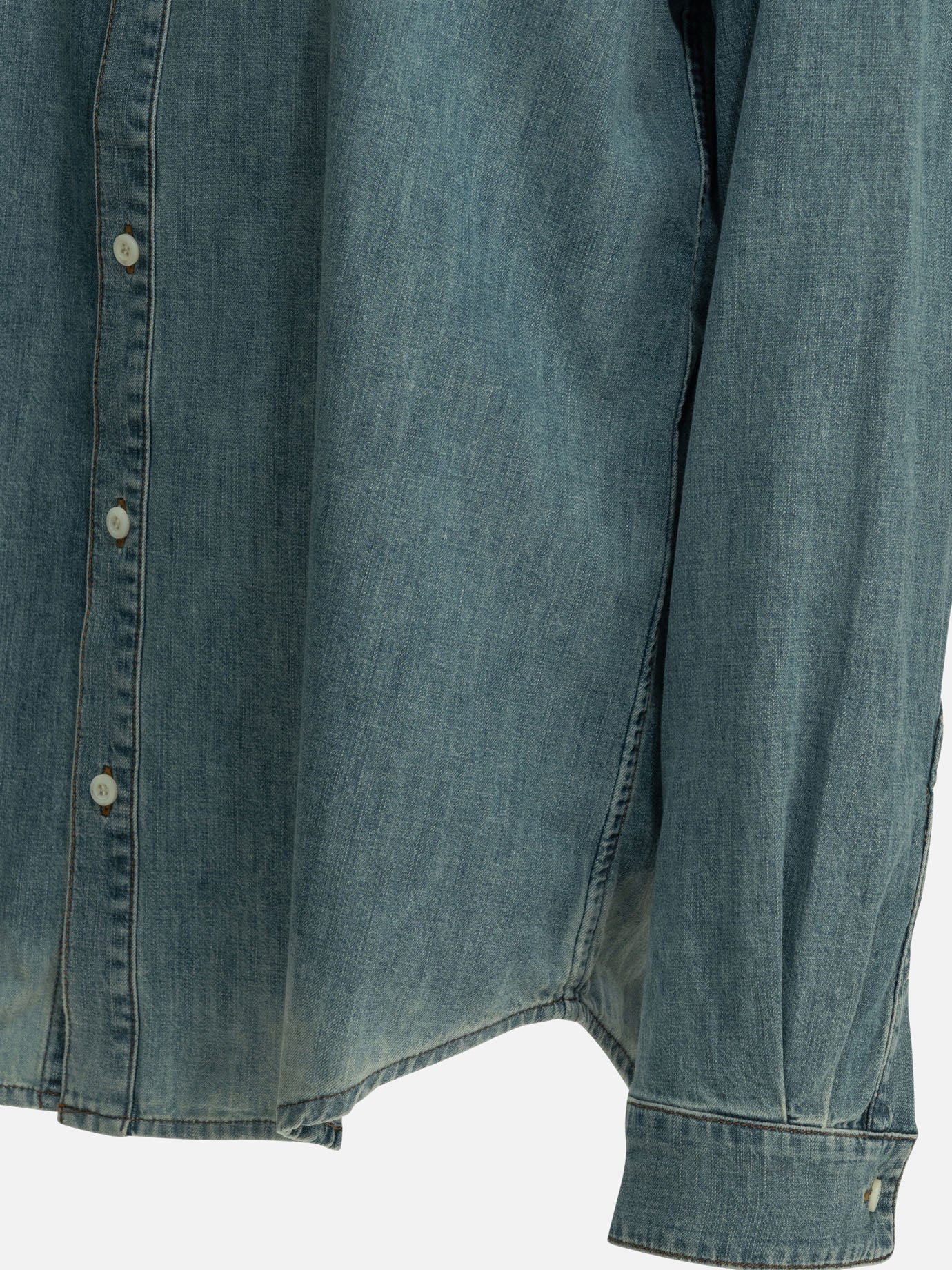 Casual shirts Logo Light blue - Miu Miu Women | PDP | VIETTI Online Store | Zoom-Modal_4