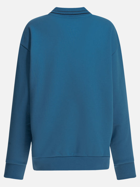 Polo neck sweatshirts Logo Blue - Miu Miu Women | PLP | VIETTI Online Store | 2
