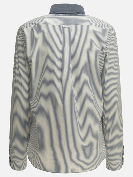 Camicie casual Logo Blu - Miu Miu Donna | PDP | VIETTI Online Store | 2