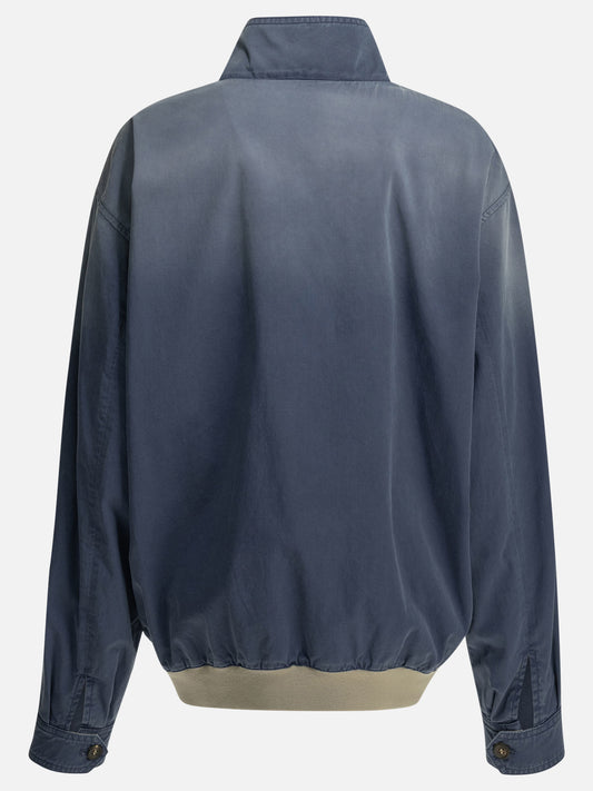 Quilted & Utility Jackets Logo Blue - Miu Miu Women | PLP | VIETTI Online Store | 2
