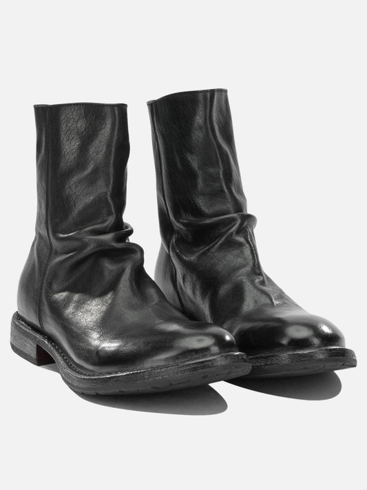 Zipped boots 100 % calf leather - 70% calf leather 30% rubber Black - Moma Men | PDP | VIETTI Online Store | 2