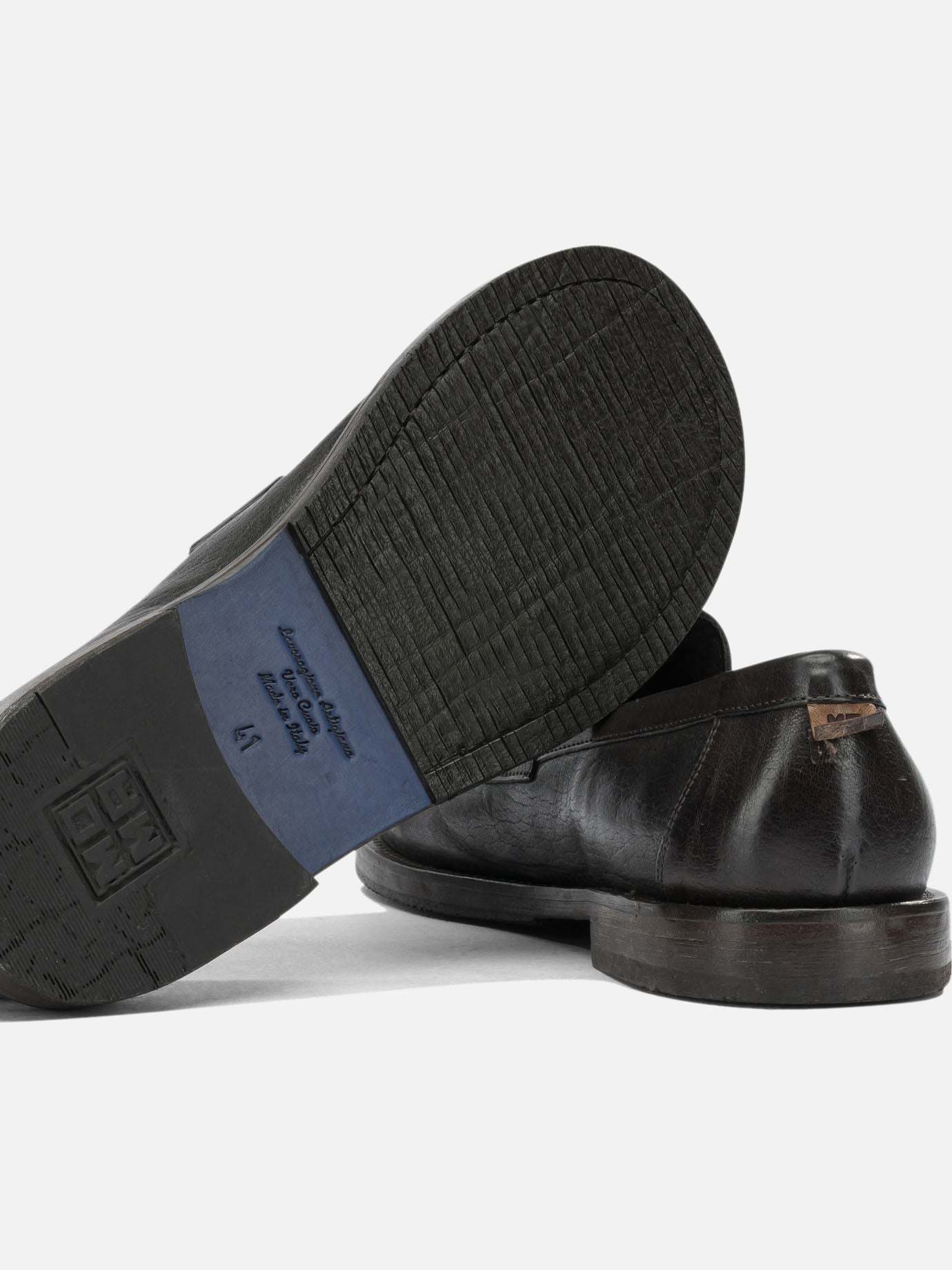 Loafers 100 % calf leather - 70% calf leather 30% rubber Brown - Moma Men | PDP | VIETTI Online Store | Zoom-Modal_5
