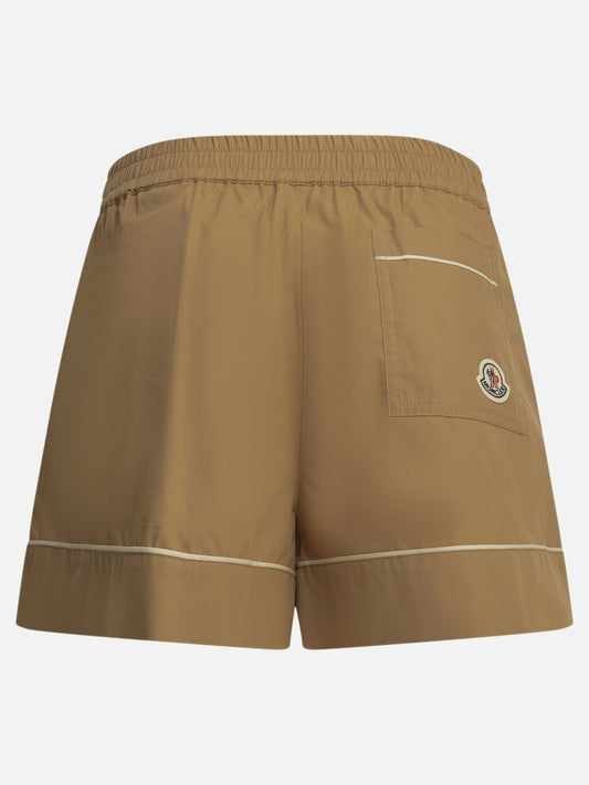 Short utility Logo Beige - Moncler Donna | PLP | VIETTI Online Store | 2
