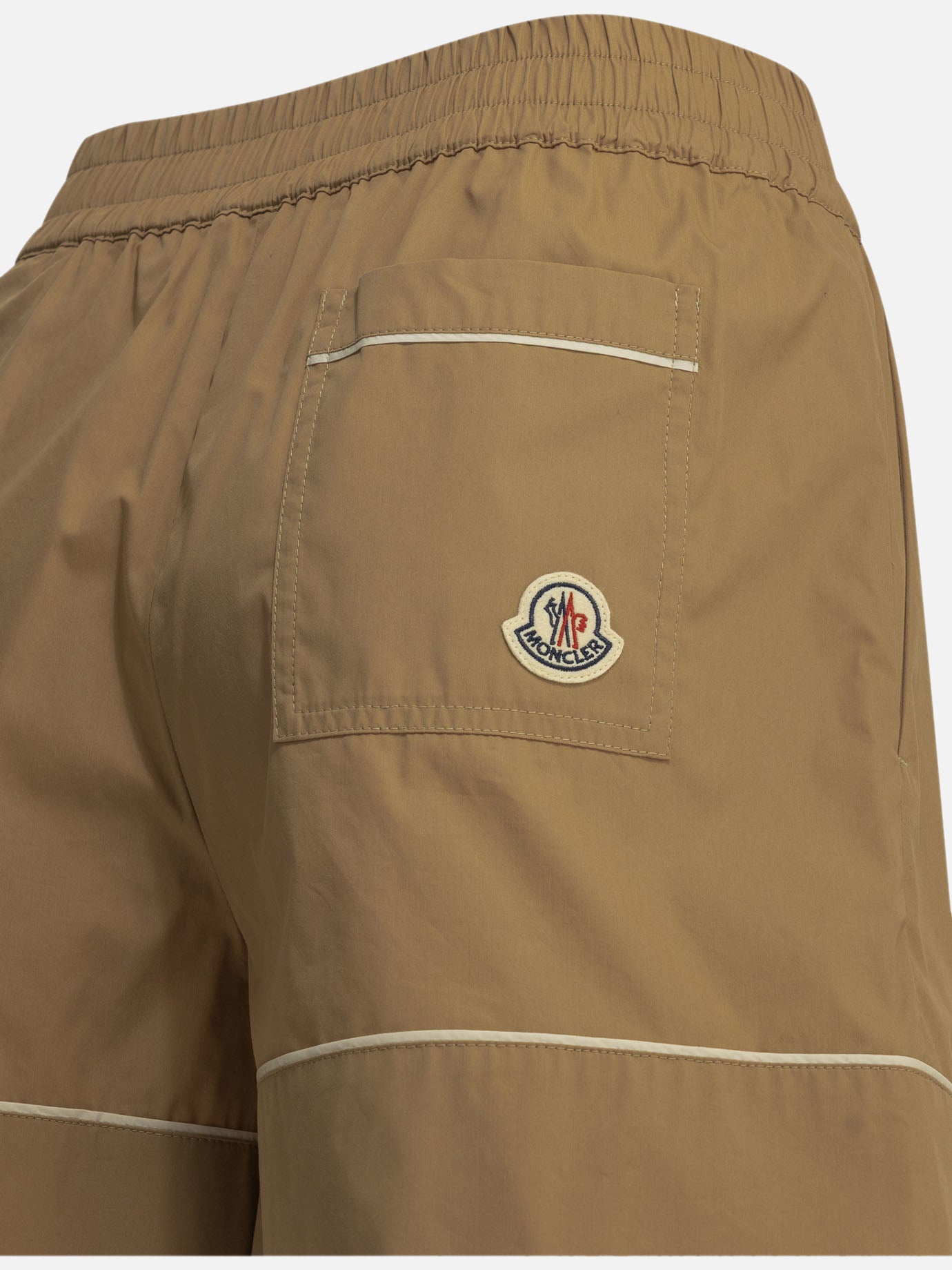 Utility shorts Logo Beige - Moncler Women | PDP | VIETTI Online Store | Zoom-Modal_4