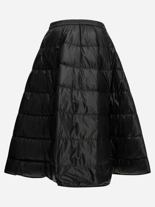 Moncler Padded midi skirt Black
