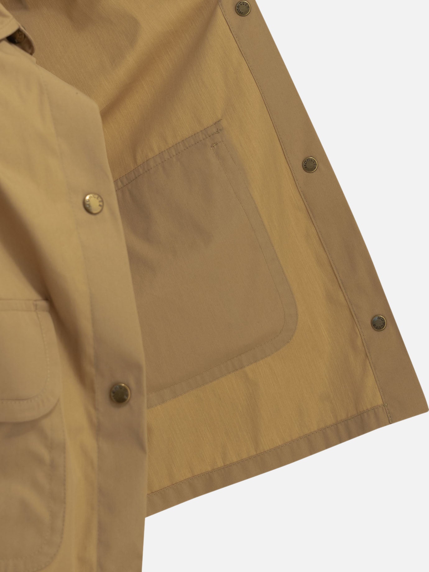 Overshirt jackets Logo Beige - Moncler Women | PDP | VIETTI Online Store | Zoom-Modal_4