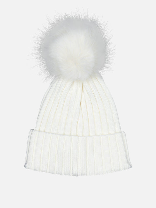 Beanies Logo White - Moncler Women | PDP | VIETTI Online Store | 2
