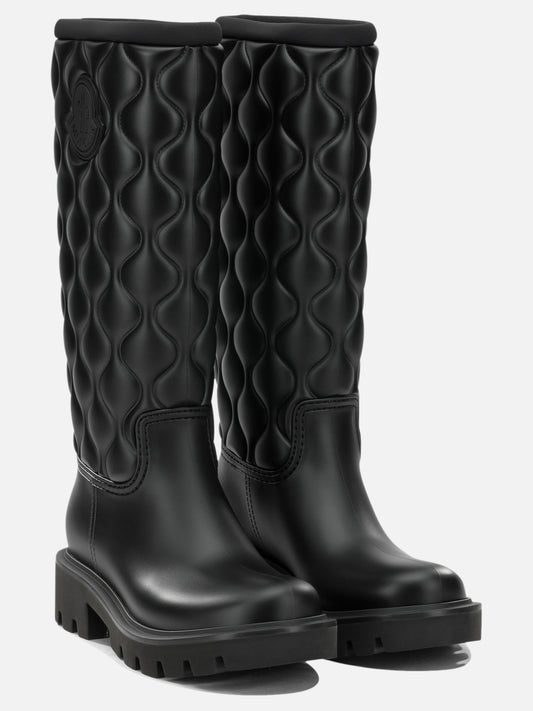 Rain boots 100% polyvinylchloride -100% polyvinylchloride Black - Moncler Women | PDP | VIETTI Online Store | 2