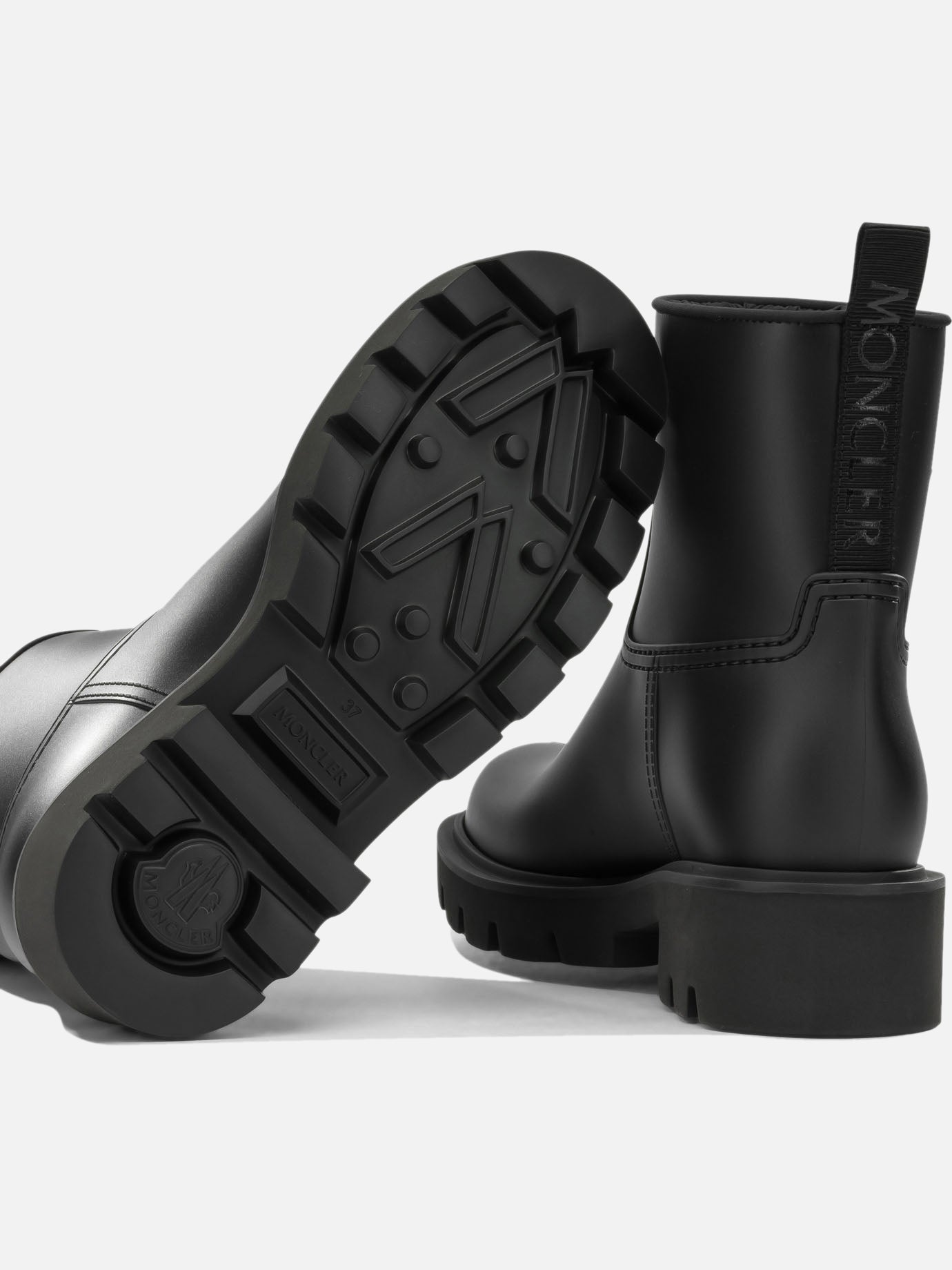 Rain boots 100% polyvinylchloride -100% polyvinylchloride Black - Moncler Women | PDP | VIETTI Online Store | Zoom-Modal_5