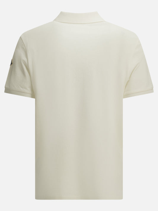 Polo shirts with buttons Logo White - Moncler Men | PLP | VIETTI Online Store | 2