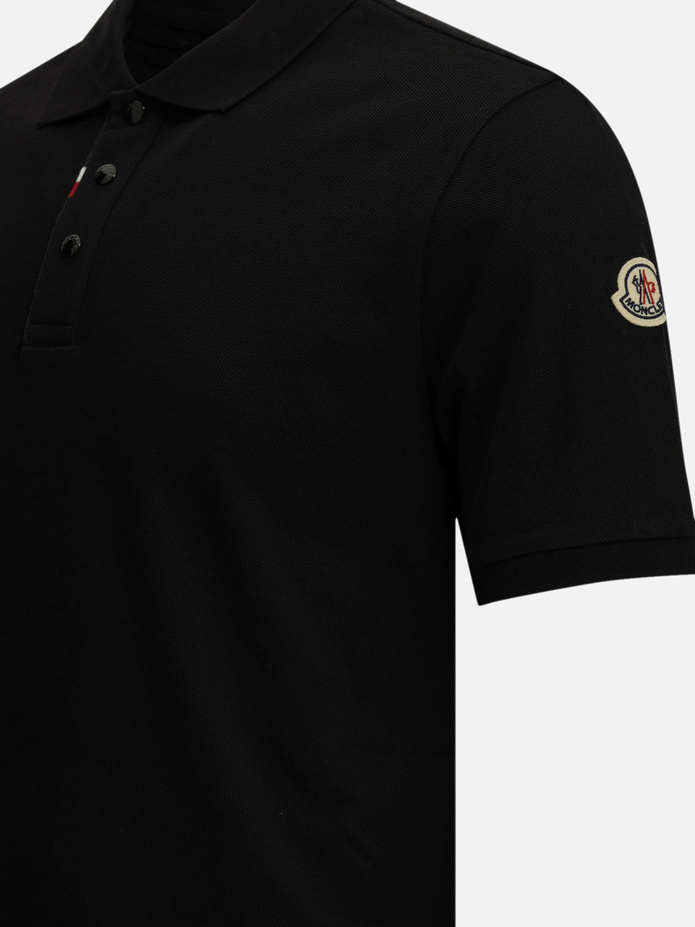 Polo shirts with buttons Logo Black - Moncler Men | PDP | VIETTI Online Store | Zoom-Modal_4