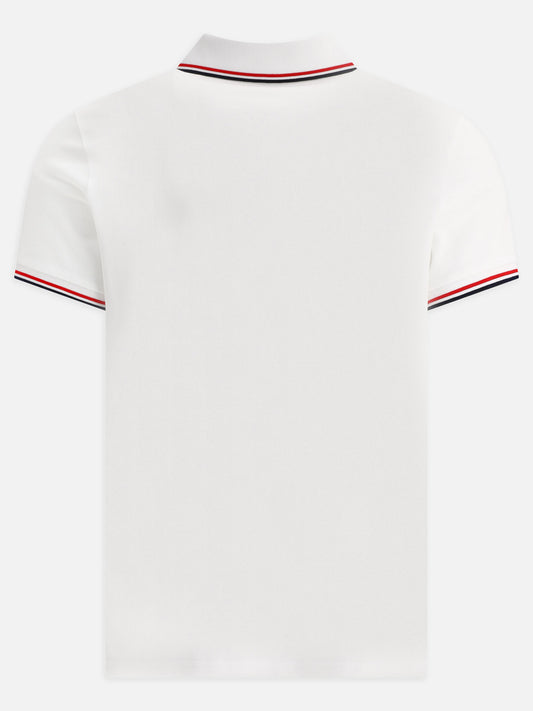 Polo shirts with buttons Logo White - Moncler Men | PLP | VIETTI Online Store | 2