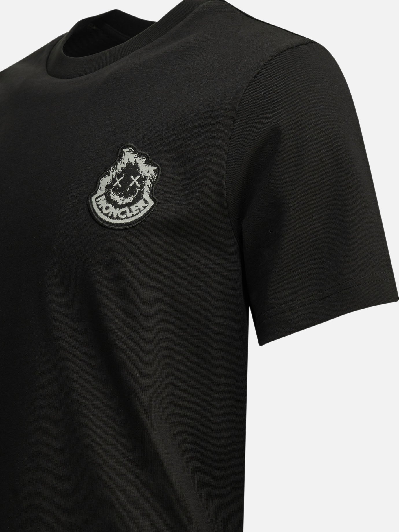 Crewneck t-shirts Logo Black - Moncler Men | PDP | VIETTI Online Store | Zoom-Modal_6
