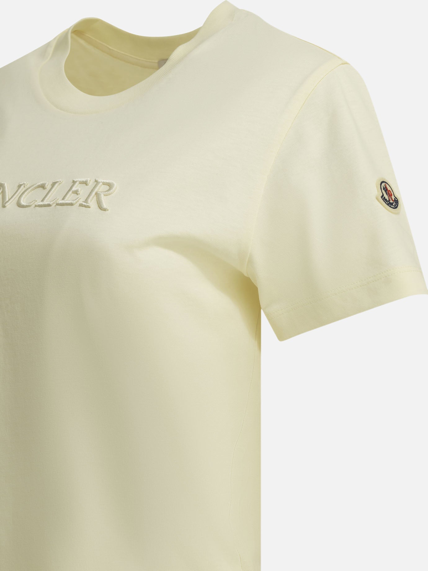Crewneck t-shirts Logo White - Moncler Women | PDP | VIETTI Online Store | Zoom-Modal_4