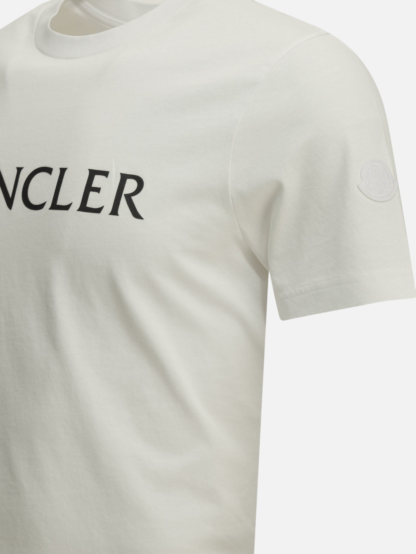 Crewneck t-shirts Logo White - Moncler Men | PDP | VIETTI Online Store | Zoom-Modal_4