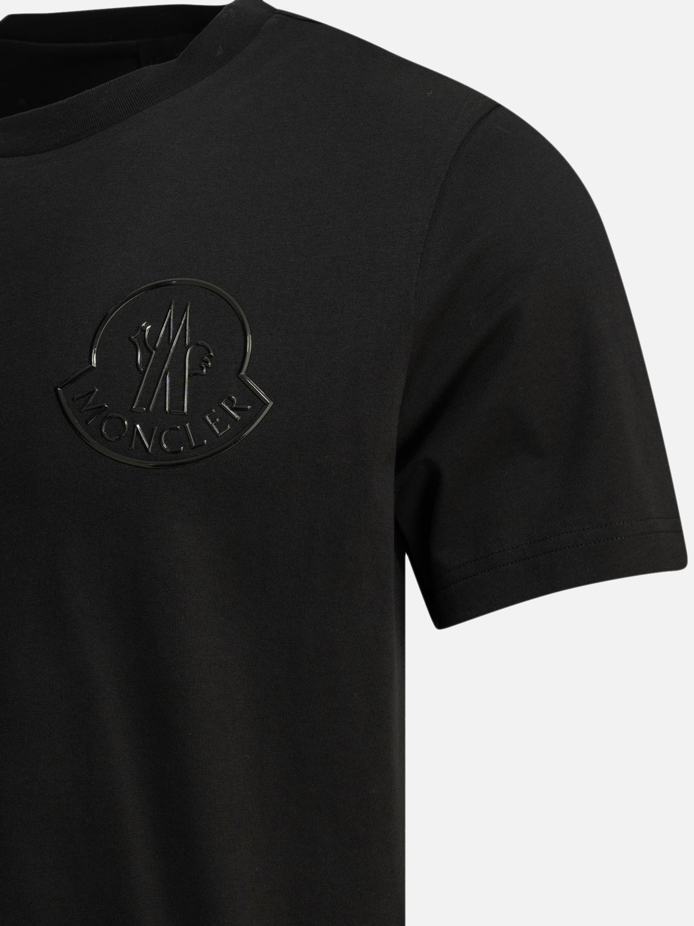 Crewneck t-shirts Logo Black - Moncler Men | PDP | VIETTI Online Store | Zoom-Modal_4