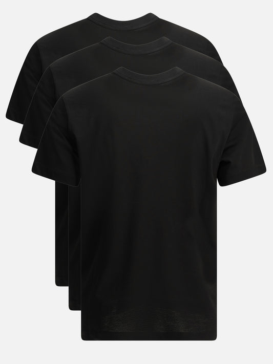 Moncler Crewneck T-shirts with logo (set of three) Black