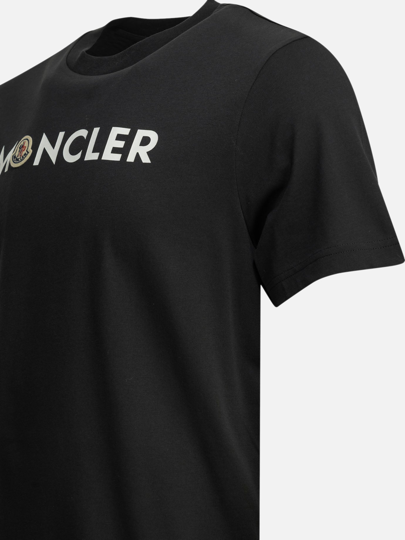 Crewneck t-shirts Logo Blue - Moncler Men | PDP | VIETTI Online Store | Zoom-Modal_4