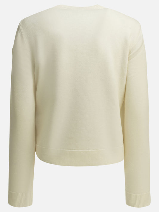 Cardigans Solid colour White - Moncler Women | PLP | VIETTI Online Store | 2