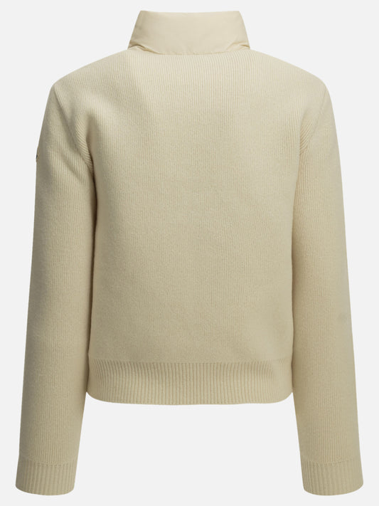 Cardigans Logo White - Moncler Women | PDP | VIETTI Online Store | 2