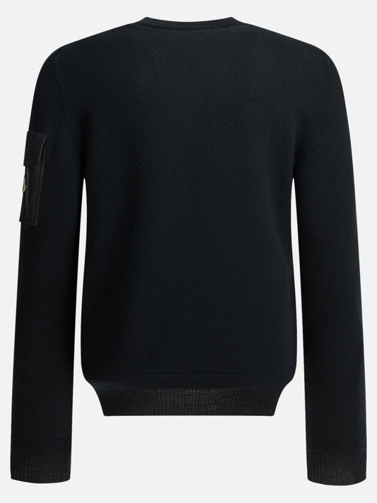 Crewneck sweaters Logo Blue - Moncler Men | PLP | VIETTI Online Store | 2