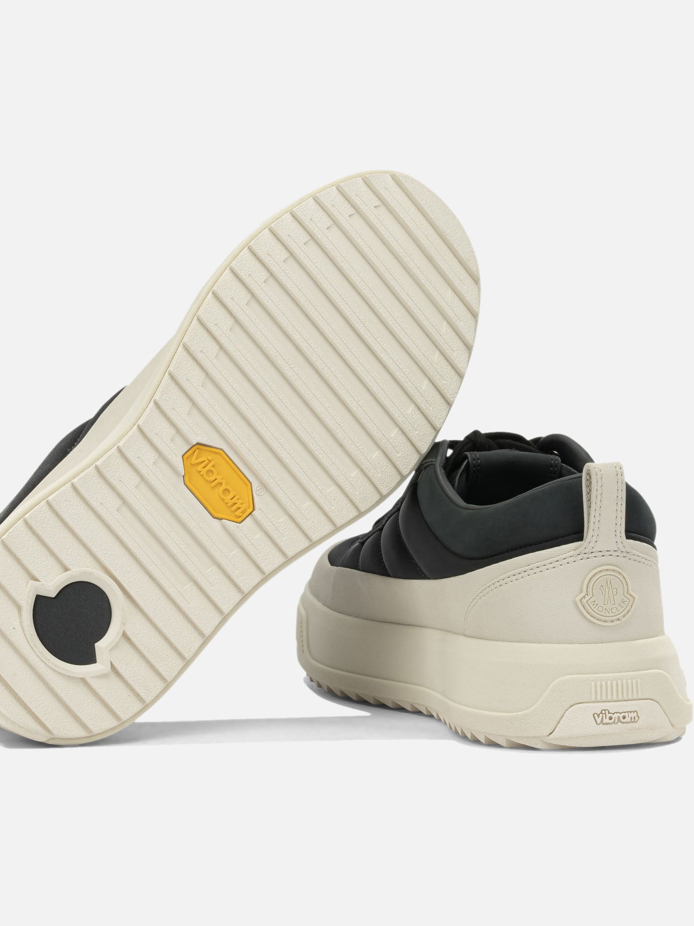 Low top sneakers 100% nylon - 100% elastodiene Black - Moncler Men | PDP | VIETTI Online Store | Zoom-Modal_5