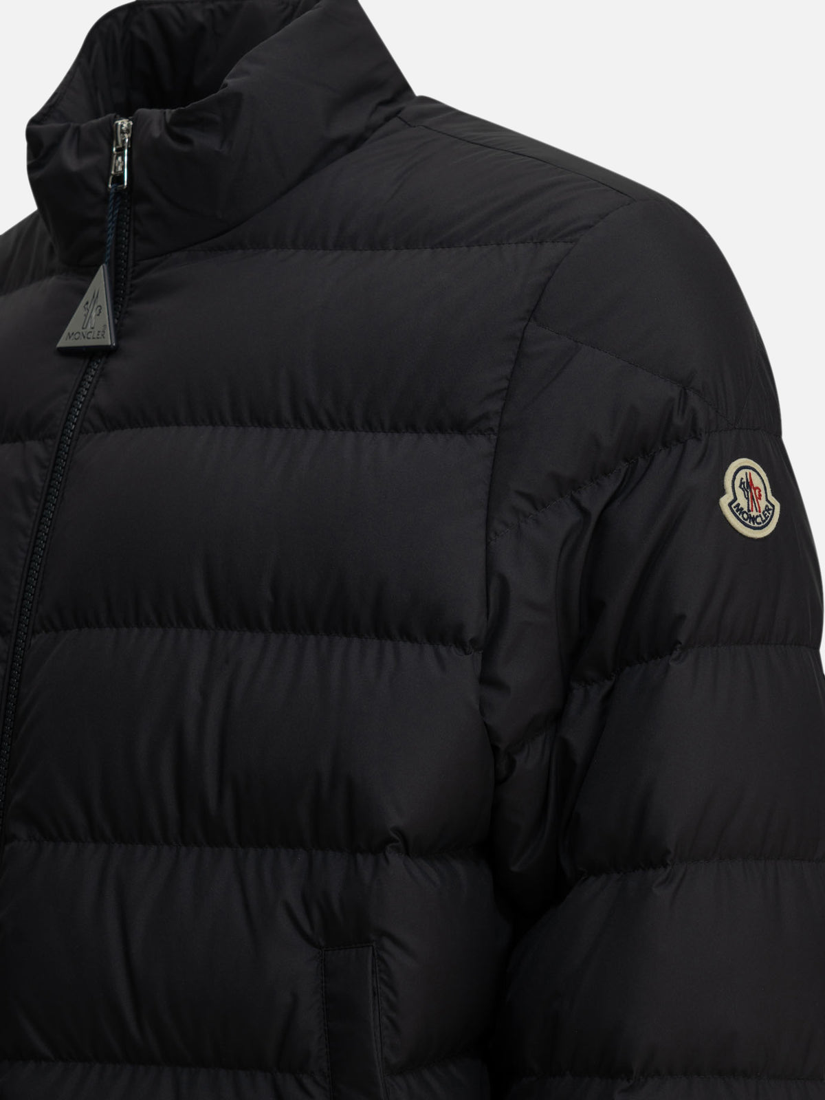 Moncler "Baudinet" Short Down Jacket Blue