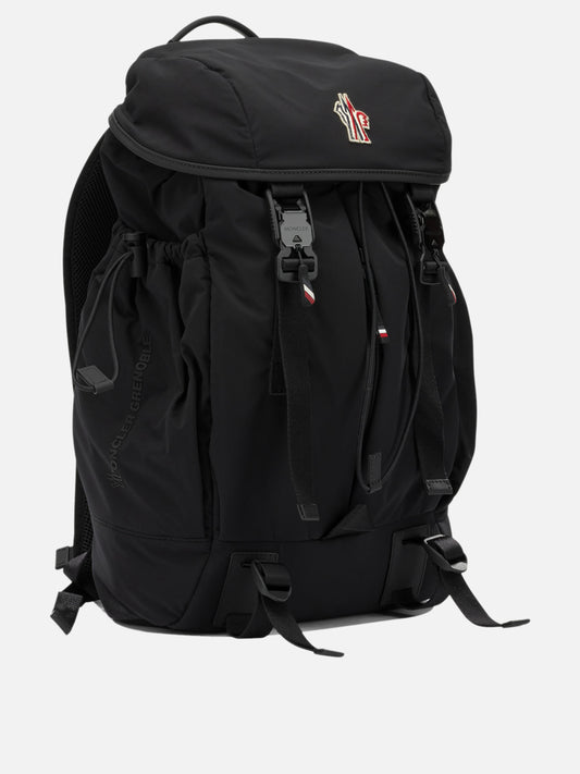Moncler Grenoble Sports Backpack with Logo Black