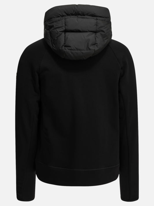 Moncler Grenoble Padded Zip-Up Sweatshirt Black